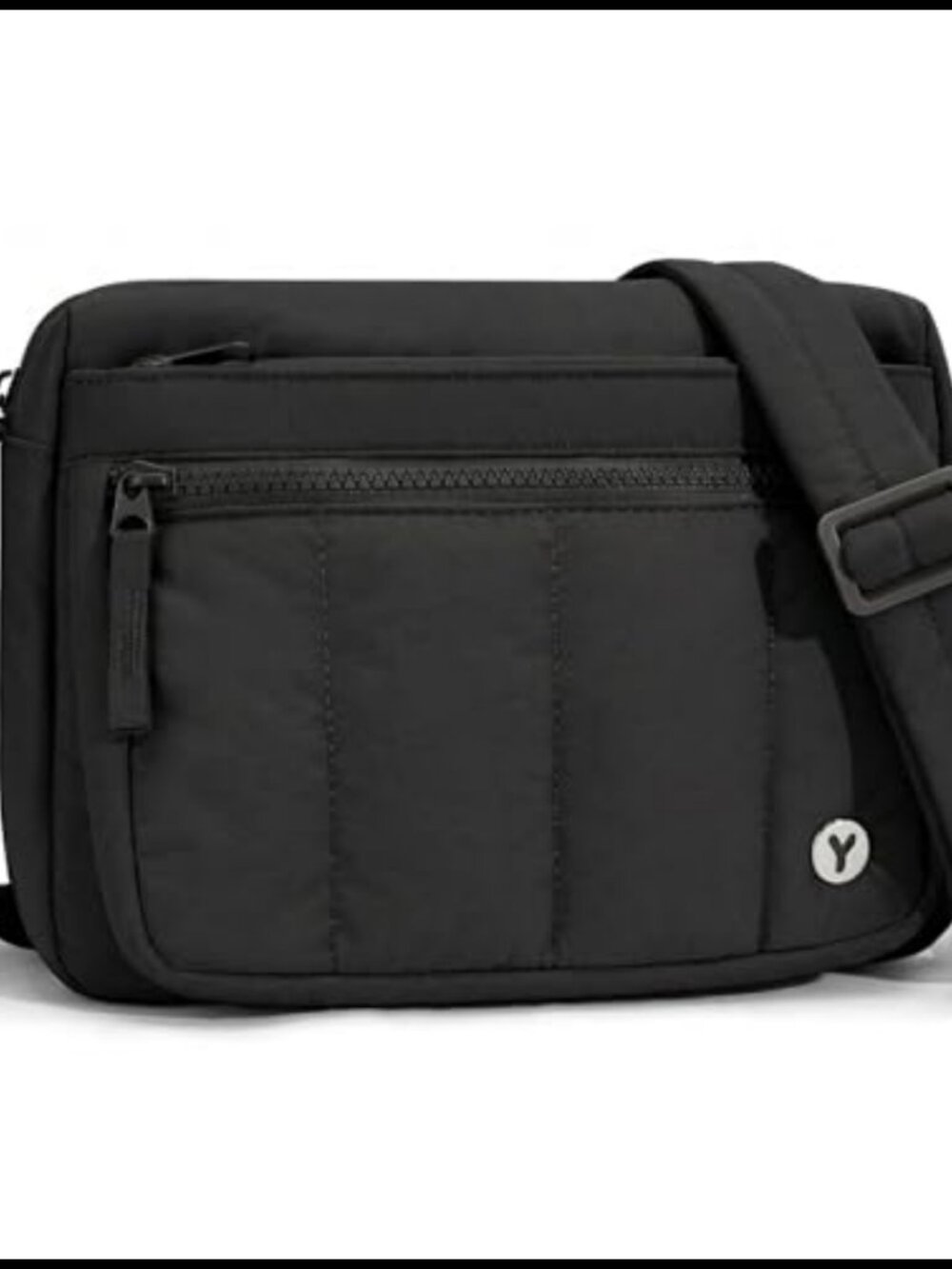 Quilted Puffer Crossbody Bag Nylon Lightweight Women Purse